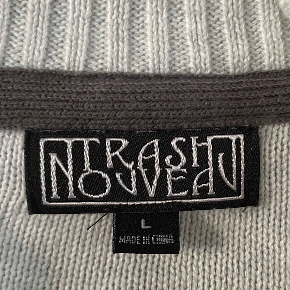 Men’s Trash Nouveau Cardigan Sweater - Picture 7 of 8